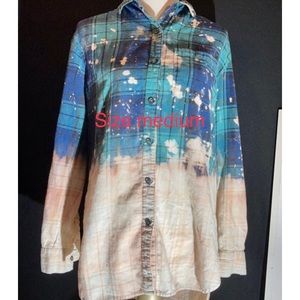 Custom ombré flannel